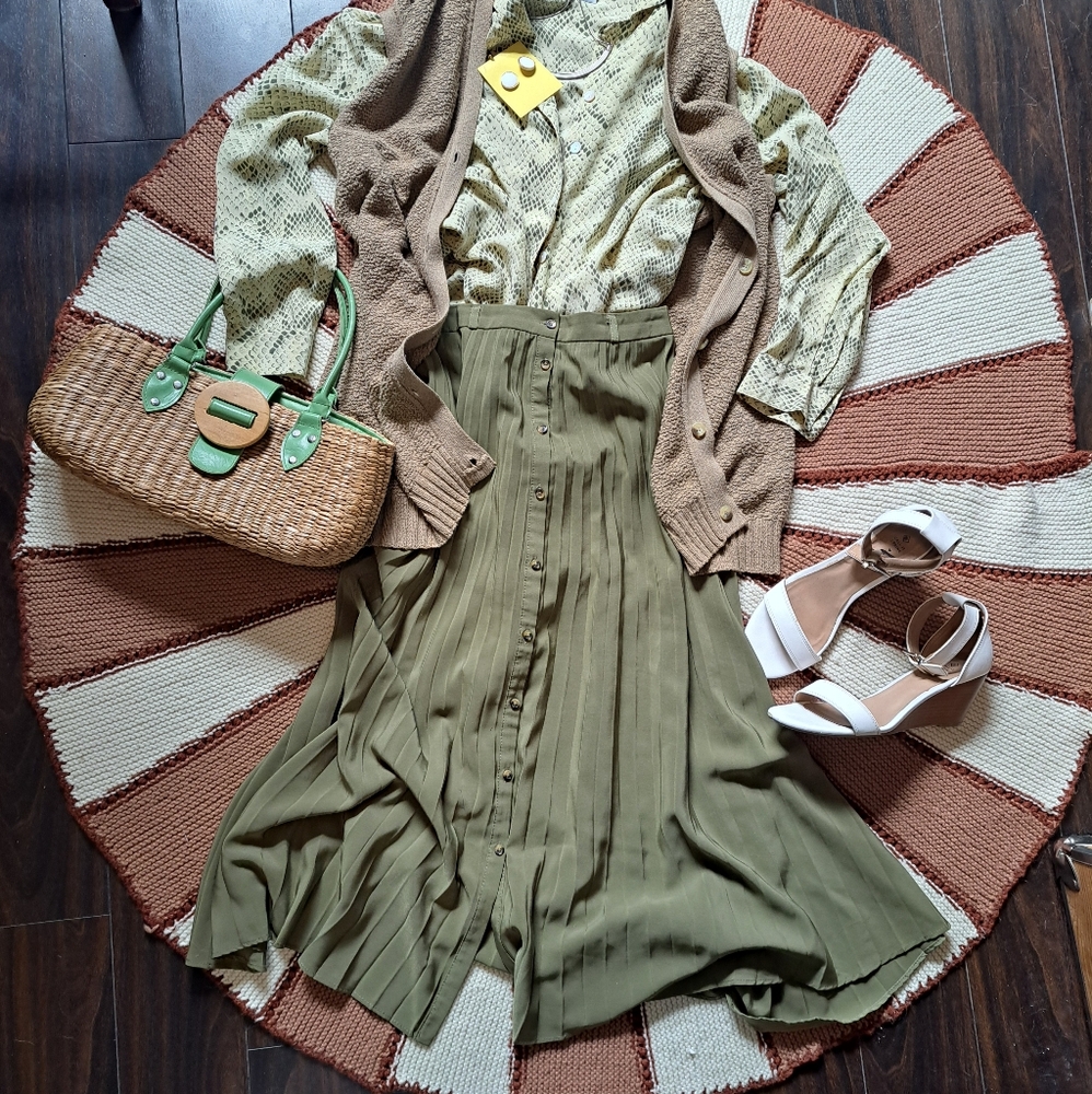 HUNT CLUB |Vintage| oversized button-up vest